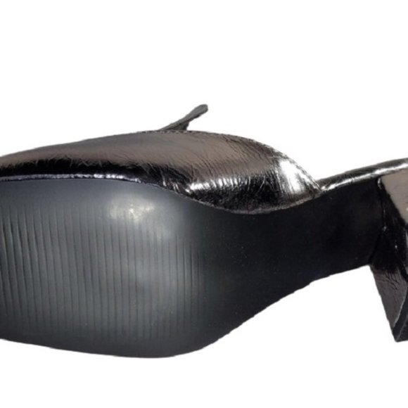 Seven 7 Women's Meghan Metallic Pewter Mule Slide Shoes Size 8 Medium New in Box - Picture 9 of 10